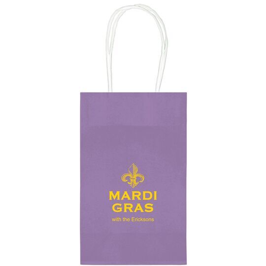 Mardi Gras Medium Twisted Handled Bags